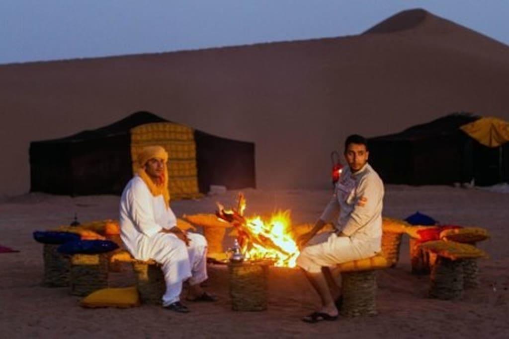 Camp Sahara Holidays M'Hamid Exteriör bild